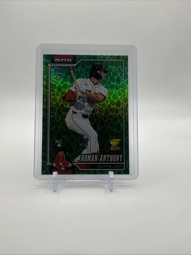 2026 Topps Series 1 Roman Anthony Rookie #189 RC Easter Green Foil Red Sox