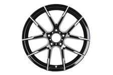 Set 4 18x8.5 Black Machined Face Wheels Rims 5x114.3 Ford Mustang Fusion Escape