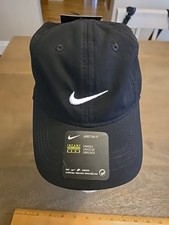 Infant Nike Logo Swoosh Cap Adjustable Hat Black See All Pics And Description