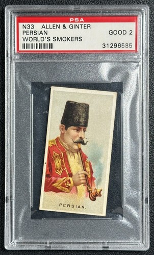 PERSIAN PSA 2 1888 ALLEN & GINTER WORLD'S SMOKERS N33 #NNO 6585