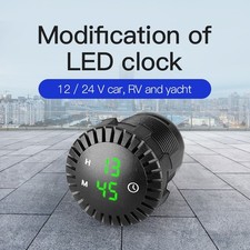 12V Car Clock 24V Dashboard Clock for Car Digital Car Clock