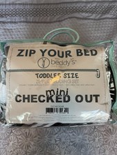 Beddy s Mini Checkered Out Toddler Size Zipper Bedding Set