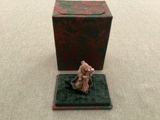 Minifigura de colección CHINESE MUDMEN CLAY hecha a mano escultura bonsái en caja usada