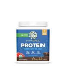 Sunwarrior Warrior Blend Organic Protein Powder Plant Based. Chocolate Flavor