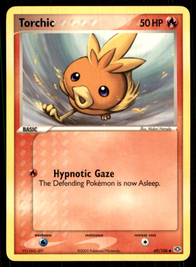 2005 EX - Emerald Torchic Basic/Common #69