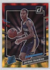 2023 Panini Donruss Rated Rookie Holo Red & Gold Laser Jordan Hawkins #219 19q6