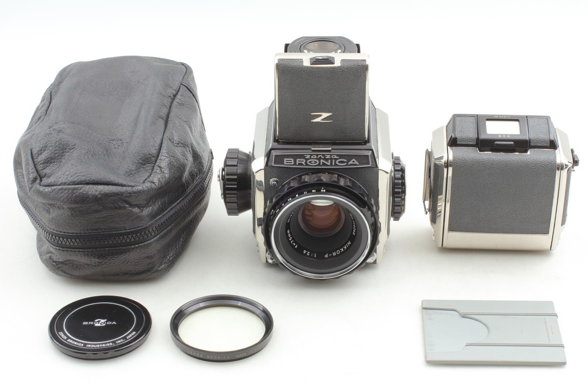 Zenza Bronica S2 6×6判 Nikkor 75mm F2.8 Zenza BRONICA S2 [N MINT] 6x6 Medium Format Camera Nikkor-P