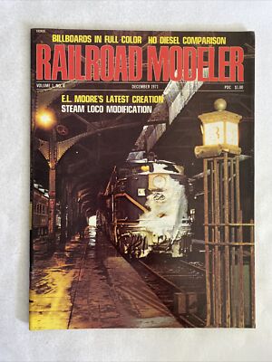 1971 December Railroad Modeler Magazine The Small Town Industry (MH842)