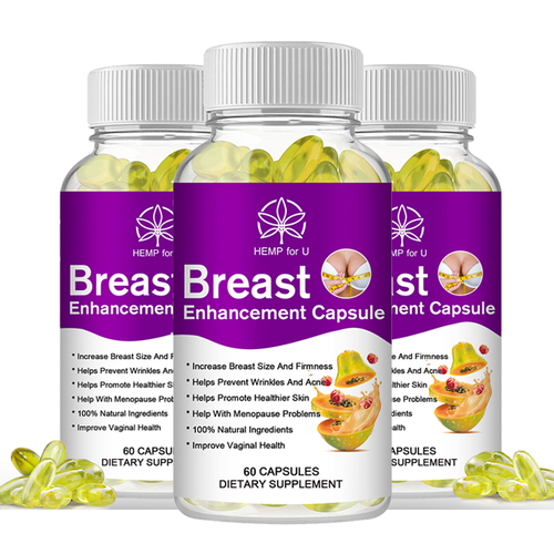 3Packs Breast Enhancement Pills Natural Breast Enhancer Skin Health Supplement