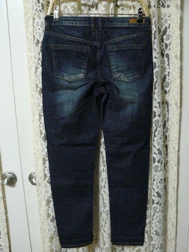 * NEU MIT ETIKETT SOHO BABE JUNIOREN GRÖSSE 3 (30x28) DENIM JEANS-10" RISE-DESTROYED-BOHEMIAN - Bild 2 von 8
