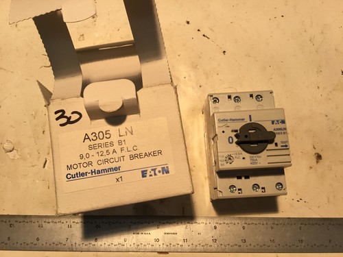 Cutler Hammer Eaton A305 LN Series B1 9A-12.5A Motor Circuit Breaker New (30) - Picture 1 of 4