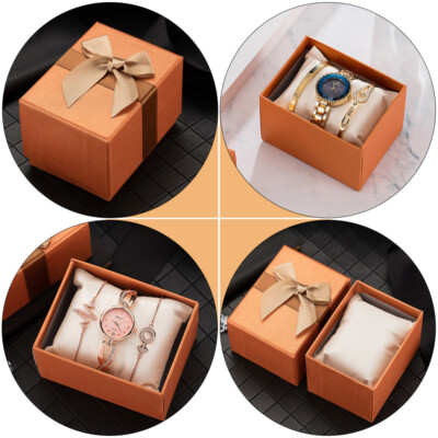 2Pcs boutiques Schmuckstücke Armband Karton Box Armband Box Box Mit Deckel