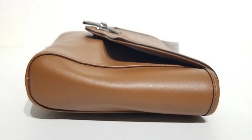 Coach Taylor F50656 Sattelbraun Leder Klappe Clutch 198 $ ☆ Neu ☆ - Bild 8 von 10