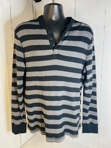 Merona Herren Gr. Large Pullover schwarz & grau V-Ausschnitt leicht langarm 1461 - Bild 2 von 14