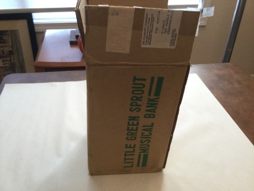 Vtg Jolly Green Giant Green Sprout Musical Bank WORKS Original In Box Premium - Picture 22 of 24