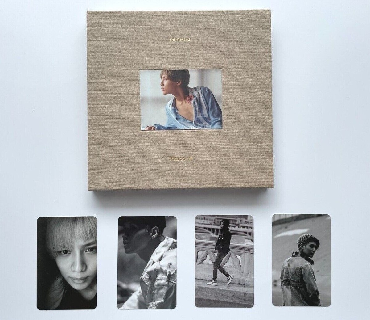 SHINee TAEMIN PRESS IT Beige 1st Full Album Korean ver. 2016