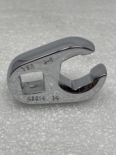 Llave de gallo de tuerca de bengala SK Tools de 14 mm, unidad de 3/8", 6 puntos, fabricación en EE. UU., 42314 - Imagen 5 de 6