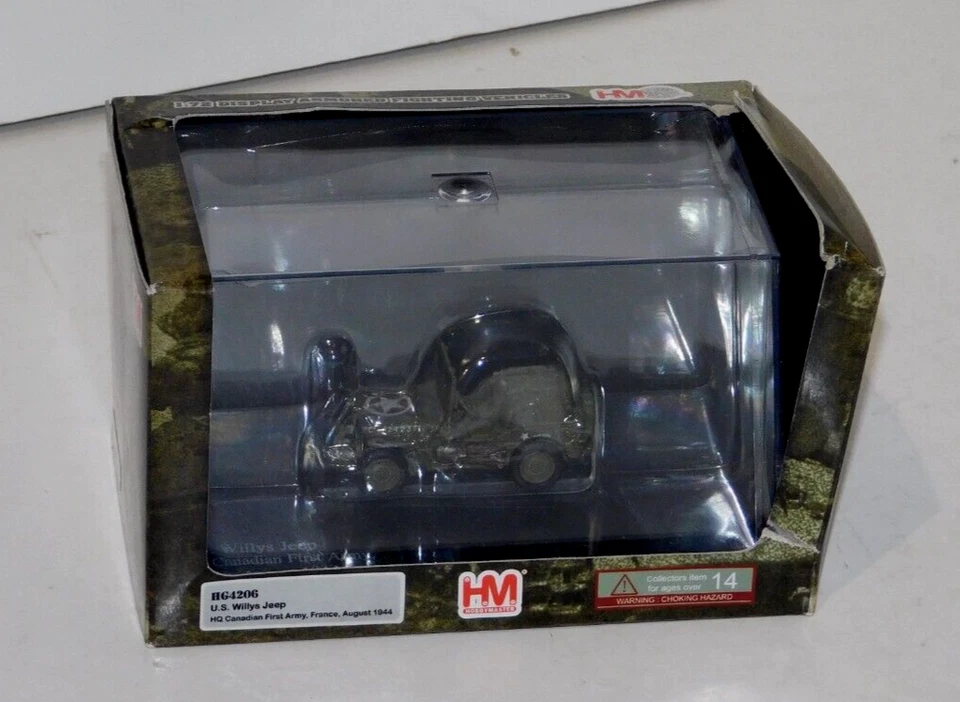 Willys Jeep Diecast Canadian First Army France 1944  HOBBY MASTER HG4206 1/72 - Image 3 of 4