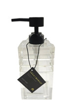 NEW ARCH MANTLE  ACRYLIC BLACK TONE PUMP SOAP DISPENSER