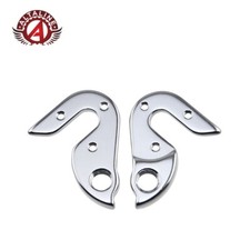 BICYCLE ALLOY REAR DERAILLEUR MESH FRAME HANGER GEAR TAIL HOOK A-HG062 SILVER.