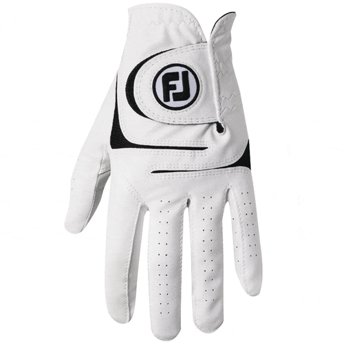 FOOTJOY WEATHERSOF MENS ALL WEATHER GOLF GLOVE / ALL SIZES / MULTIBUY / WHITE - Picture 2 of 3