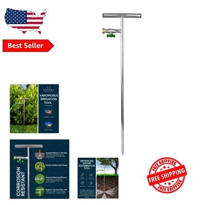 Premium Stainless Steel Deep Root Watering Wand - 32'' Deep Irrigation Solution