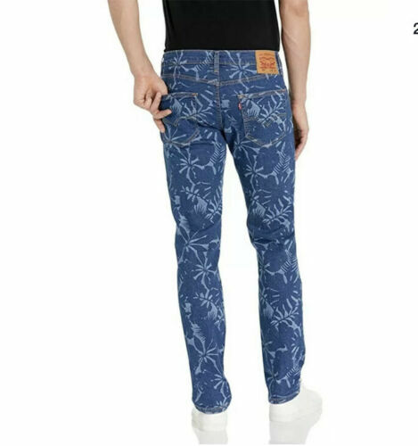 Levis 511 Flex Palm Floral Print Jeans Aldo Indigo TIKI Hawaiian NEW | eBay