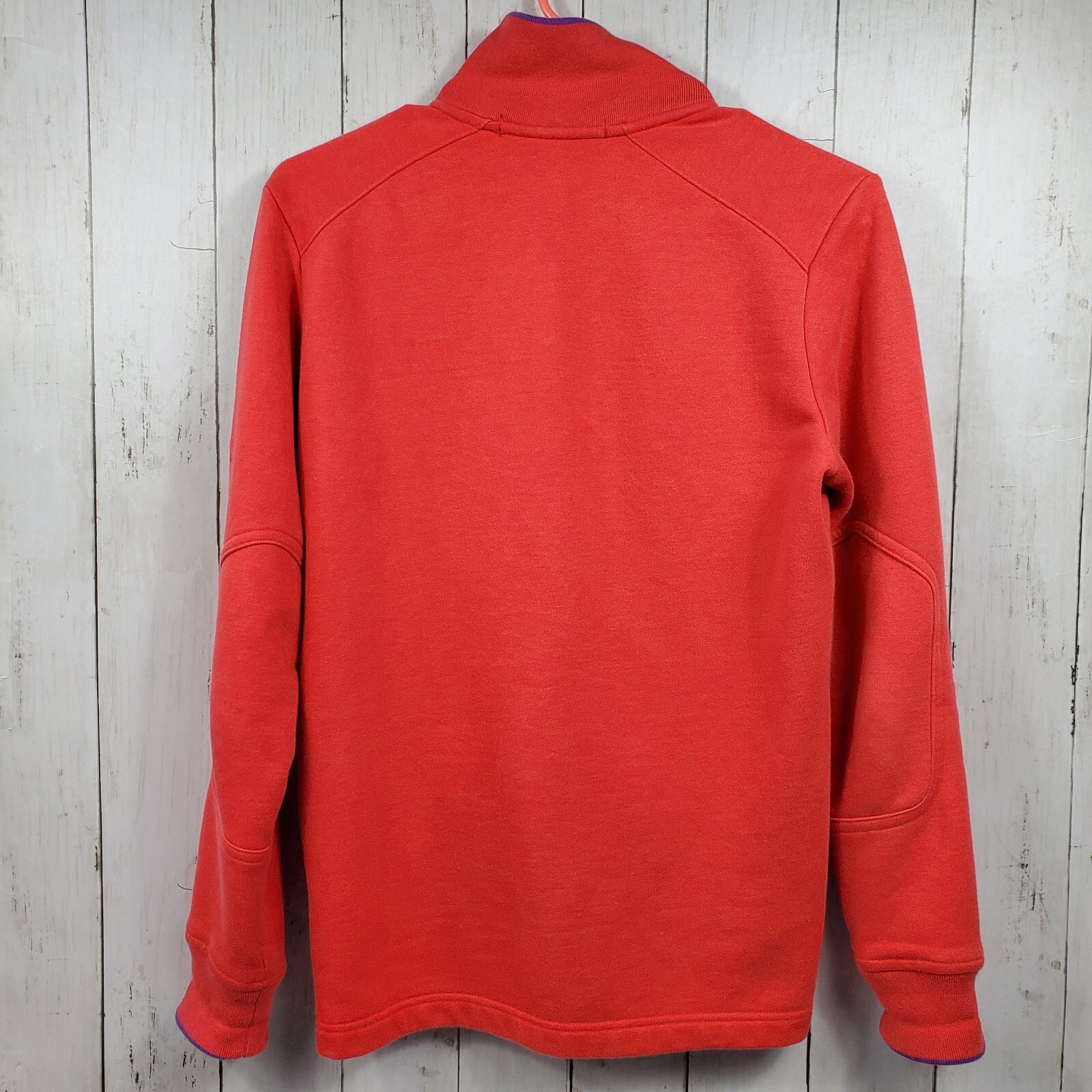 Giacca da donna Ralph Lauren Golf con cerniera completa finta collo pony piccola rossa