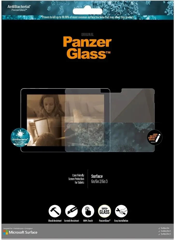 PanzerGlass pour Surface Go 2 le verre trempé idéal des étudiants actifs