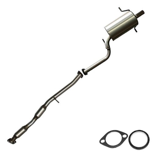 Stainless Steel Muffler Resonator Pipe Exhaust System fits 0205