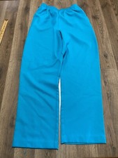 Alfred Dunner Pants, Women's Size 12, Blue, Pull On, Ankle Pants