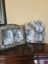 Two Pewter Children's Nursery Frames By Fetco