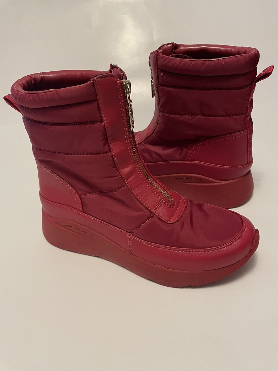 Dkny Shoes Dkny Bax Wedge Boots NWOB DKNY Womens Red Winter Ankle
