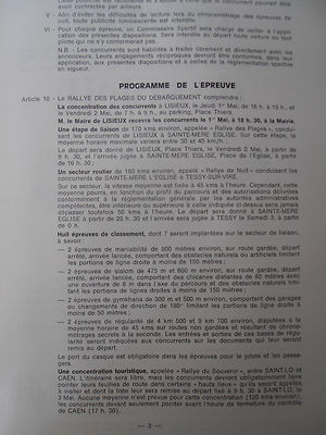 Rallye De Montargis 1969 - Programme Officiel Et Règlement - Rare - Vintage