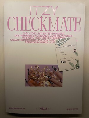 ITZY Checkmate Yeji Version Album without photocards