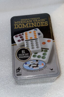 トランプ Cardinal Mexican Train Dominoes Cardinal Mexican Train Dominoes Game 91 Double 12 Color
