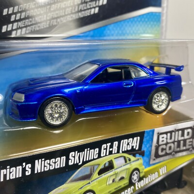 2016 Jada Fast & Furious Brian's Nissan Skyline GT-R (R34) 1:64