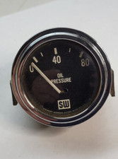 Stewart Warner Sw Curved Oil Pressure Gauge 412350 Stewart Warner Sw Curved Oil Pressure Gauge 412350
