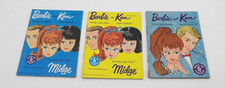Vintage Set of 3 Barbie  Ken Miniature Outfits Catalogs by Mattel 1962 Art