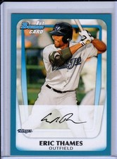 Eric Thames 2011 Bowman Blue Border #'d /500 Prospect Paper Rookie