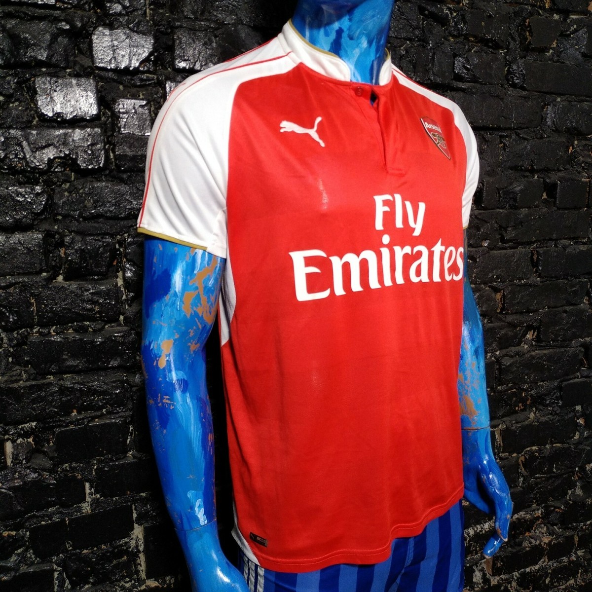 Arsenal Jersey Home shirt 2015 - 2016 Red White Puma 747566 Trikot