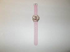 Woman's 8 Inch Disney Minnie Mouse Pink Band Watch Silicone Band New Battery