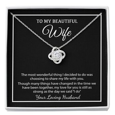 To My Wife Necklace, Christmas Gifts For Women, Anniversary Gift For Wife
