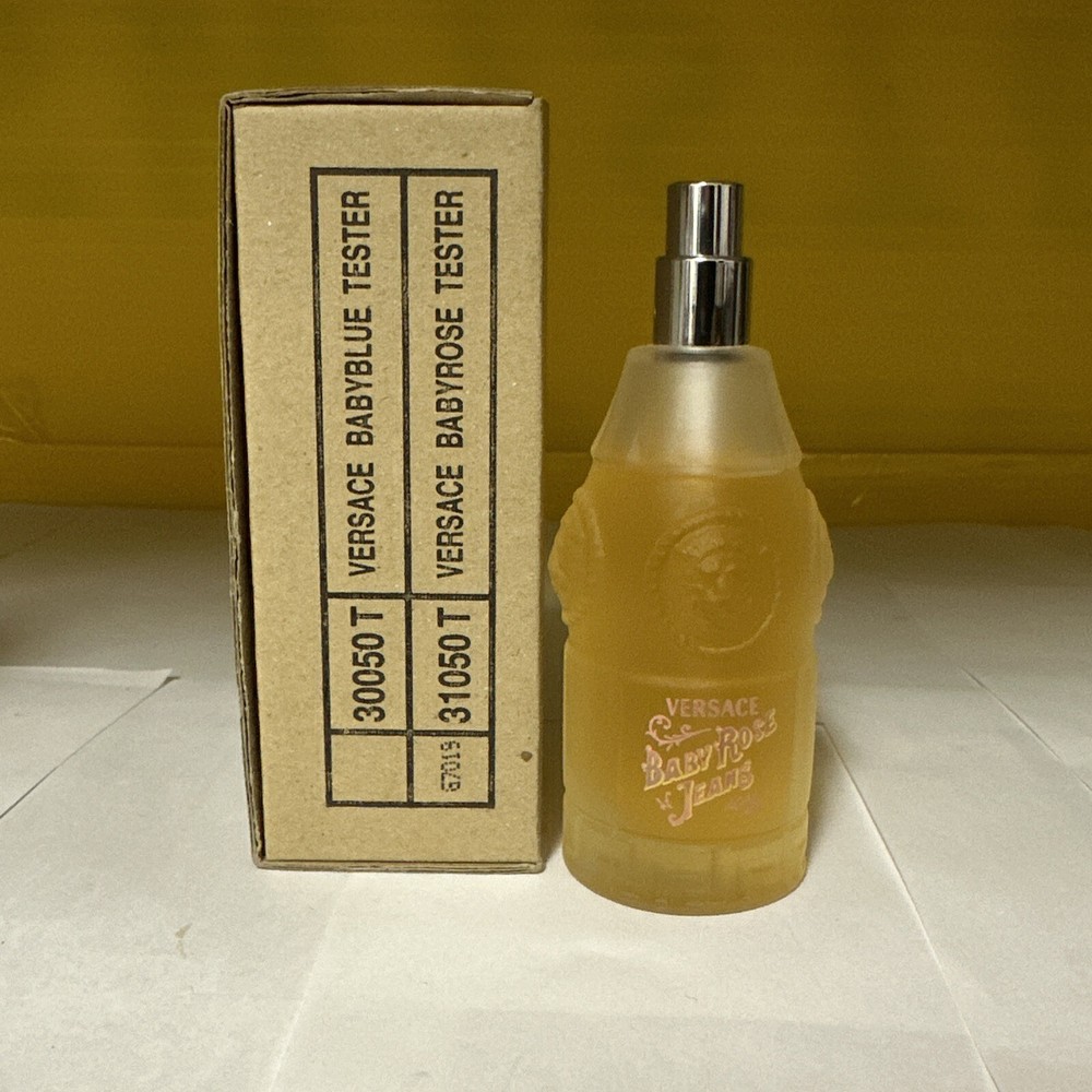 Versace Baby Rose Jeans EDT Spray 1.7 Fl Oz 50 ML New In Brown Tester Box No Cap