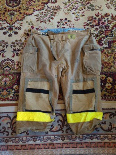 New ListingRetired Firefighter Gear Turnout Pants Fire Used 56" X 27.5" See Pics