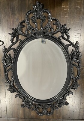 ♪*♪様 IKEA UNG DRILL 壁掛けミラー IKEA UNG DRILL Black Oval Mirror | eBay