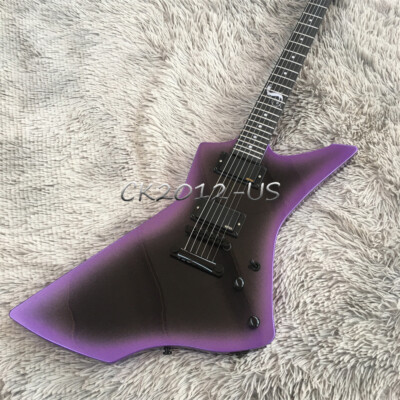 LTD Snakebyte Purple Burst Metallic Electric Guitar James Hetfield Active Pickup