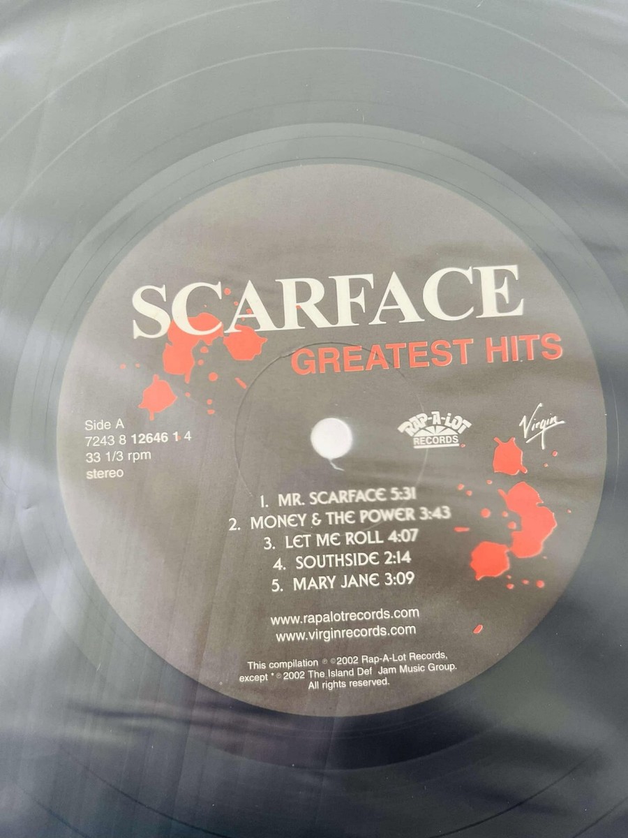 Scarface Greatest Hits 2LP レコード　中古 Scarface / Greatest Hits 2002 US 2LP 2PAC, BIBO 1 Rap A Lot