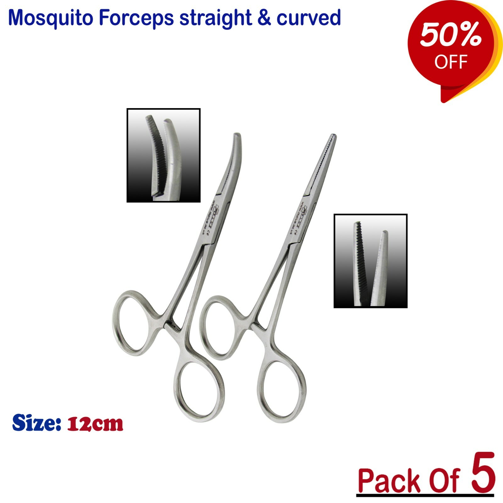 Orthodontics Hemostatic Clamp Locking Forceps Mosquito Dental Hemostat Pack Of 5 eBay