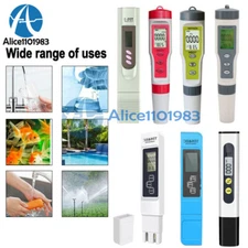 PH/EC/TDS/TEMP Digital Water Quality/temperature Detection Tester Purity Pen Kit
